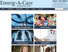Tablet Screenshot of emergacare.com